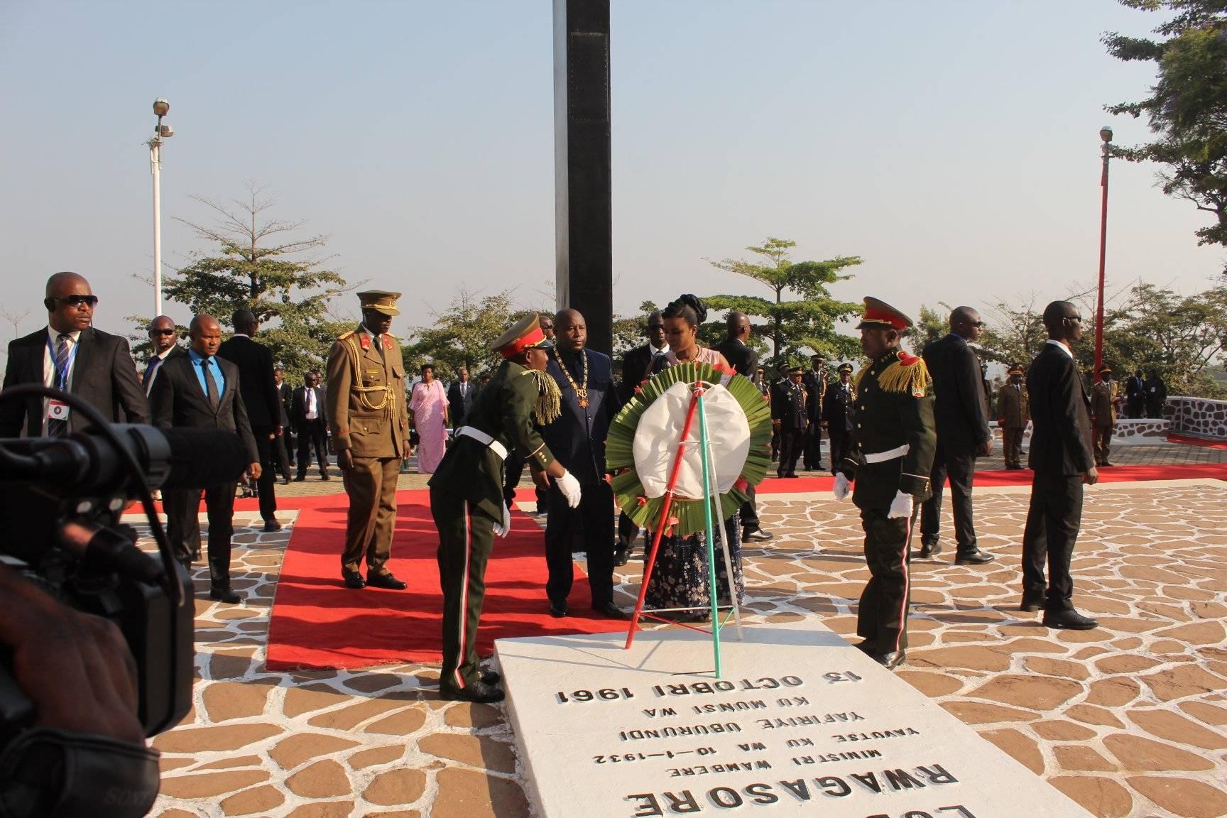 Cérémonies marquant la commémoration du 59è anniversaire de l'Indépendance du Burundi