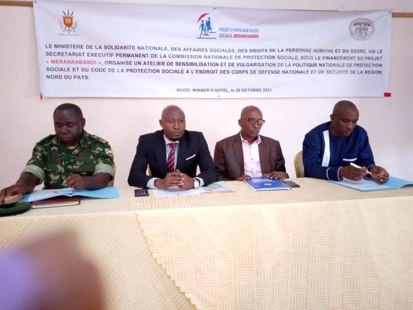 Sécurité sociale: Atelier de sensibilisation et de vulgarisation de la politique Nationale de protection sociale et du Code de la protection sociale