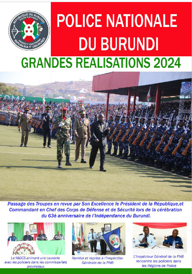 MAGAZINE DES GRANDES REALISATIONS DE LA PNB 2024
