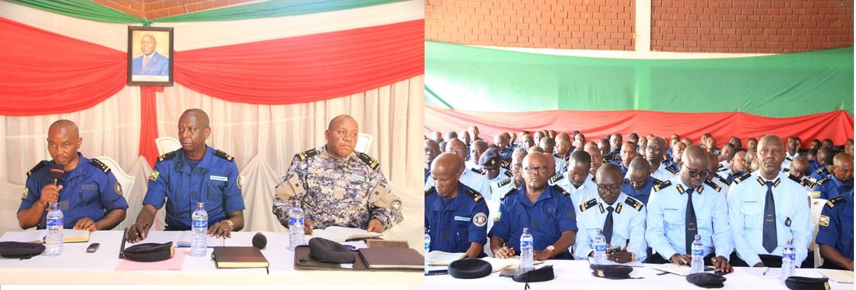 L’Inspecteur Général de la police et son Adjoint ont effectué des descentes de causeries éthiques dans les Régions de police